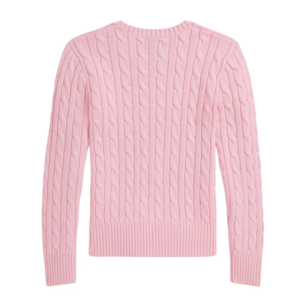 pink ribbed cuffs crew neck>Ralph Lauren Clearance