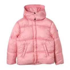 Pinke Pufferjacke mit Kapuze>Diesel Best