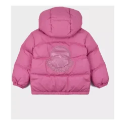 Pinke Pufferjacke mit Logo>Moncler Clearance