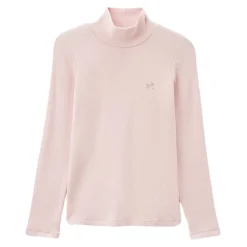 Pinkfarbener Pullover mit Strass-Logo>Monnalisa Clearance