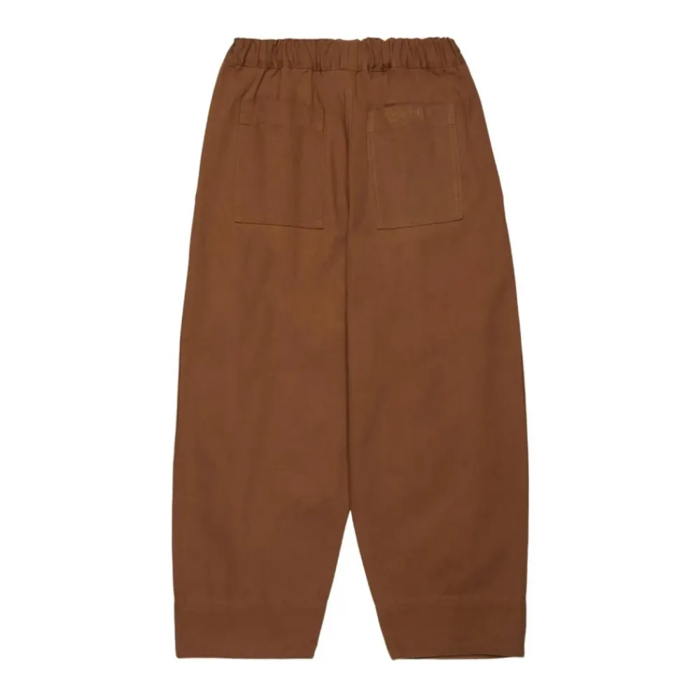 Plisseehose mit gesticktem Logo>Marni Discount