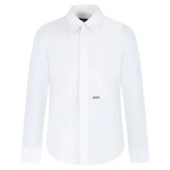 Pointed Collar Cotton Shirt>Dsquared2 Sale