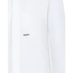 Pointed Collar Cotton Shirt><noscript><img width=