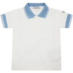 Polo mit Kontrastkragen>Moncler Clearance