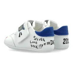 Printed Leather Sneakers><noscript><img width=