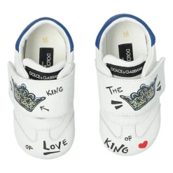 Printed Leather Sneakers><noscript><img width=