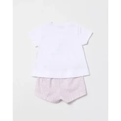 Pyjama-Set mit Vogelapplikation für Mädchen>Il Gufo Outlet