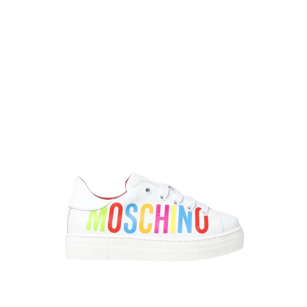 Rainbow Logo Sneakers>Moschino Discount