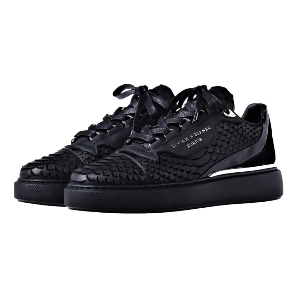 Raphael Python Cut-Matt Sneaker>Benjamin Berner Discount
