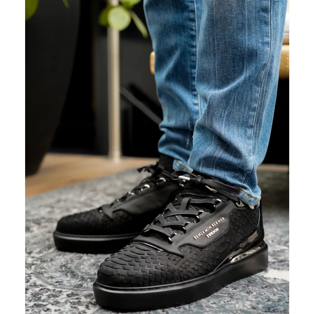 Raphael Python Cut-Matt Sneaker>Benjamin Berner Discount