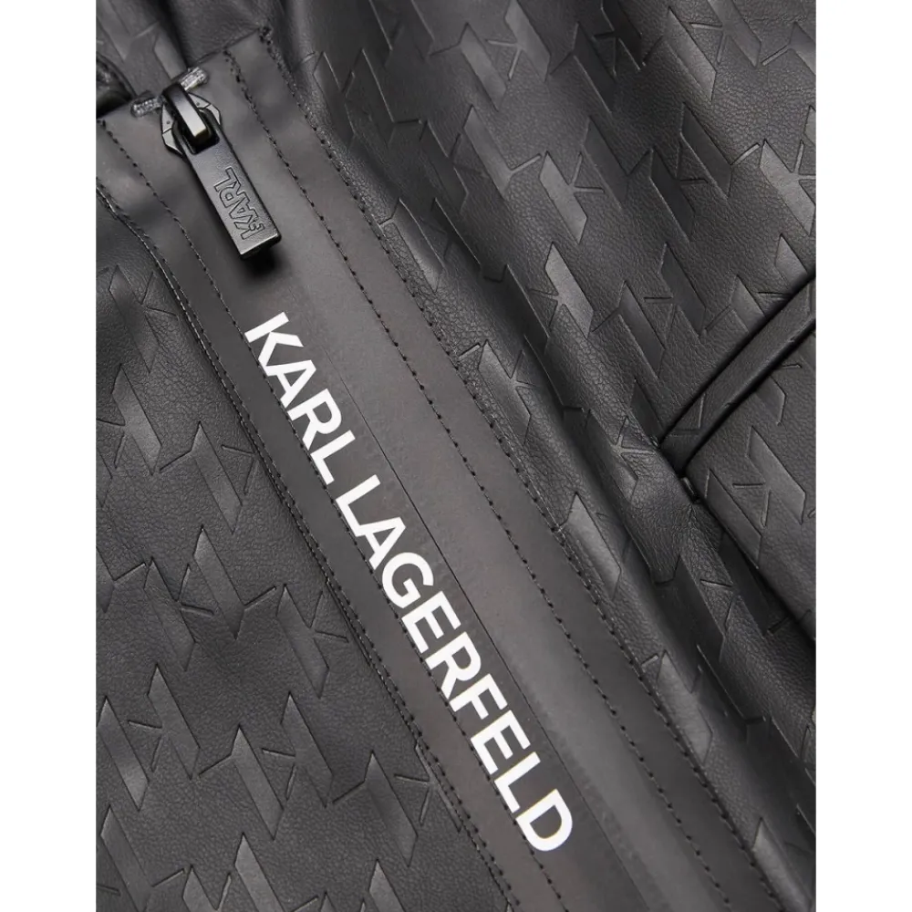 Ärmellose Kunstlederweste>Karl Lagerfeld New