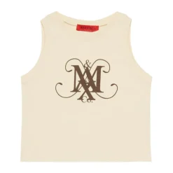 Ärmelloses Shirt mit Logo>Max & Co New