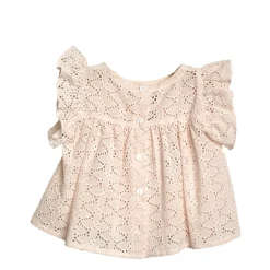 Baumwollspitzenhemd mit Rüschen>Little Bear Discount