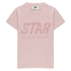 Baumwoll-T-Shirt mit Logodruck>Golden Goose Hot