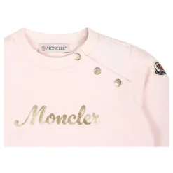 Rundhals-Sweatshirt mit Gold-Logo><noscript><img width=