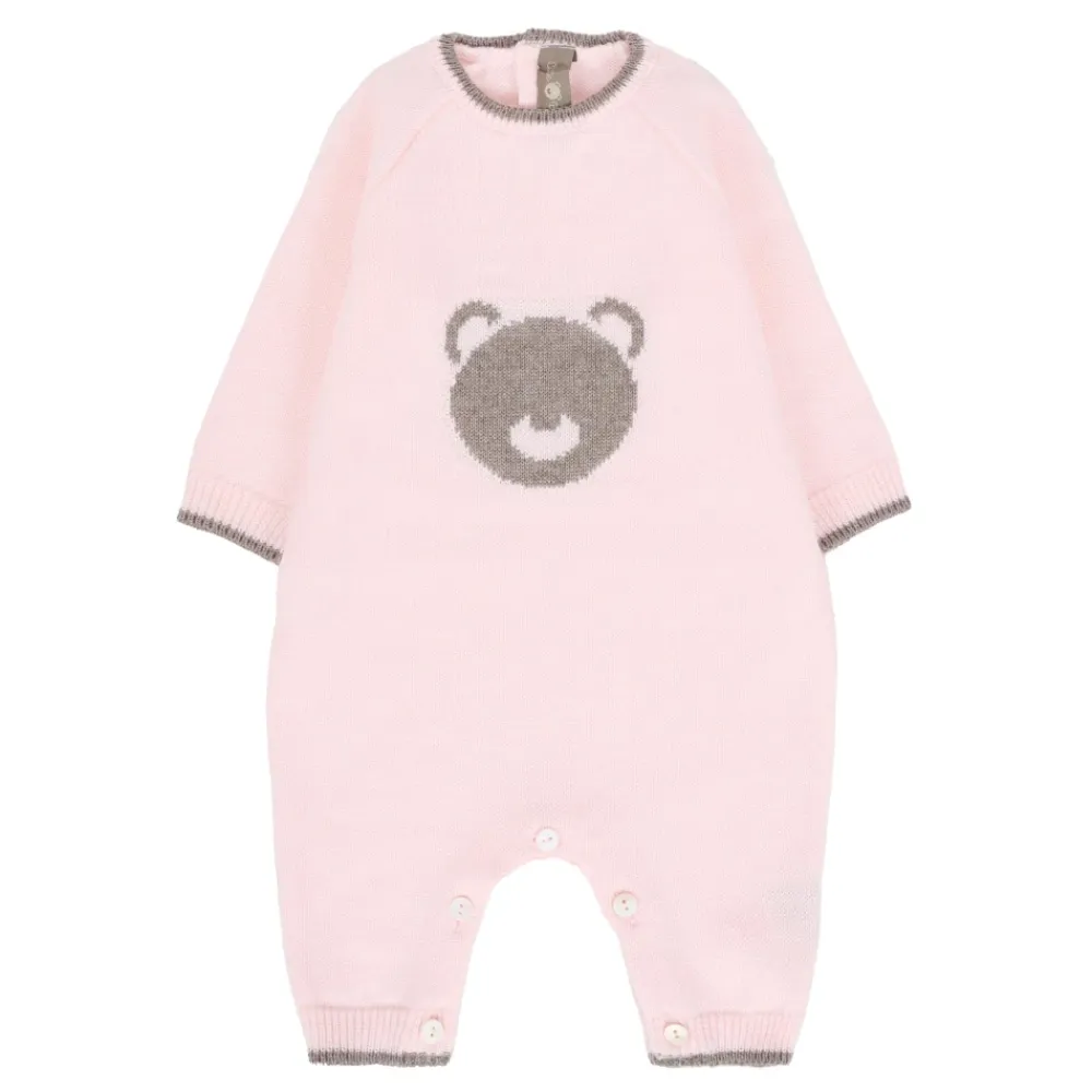 Wollstrampler mit Bärenverzierung>Little Bear Best