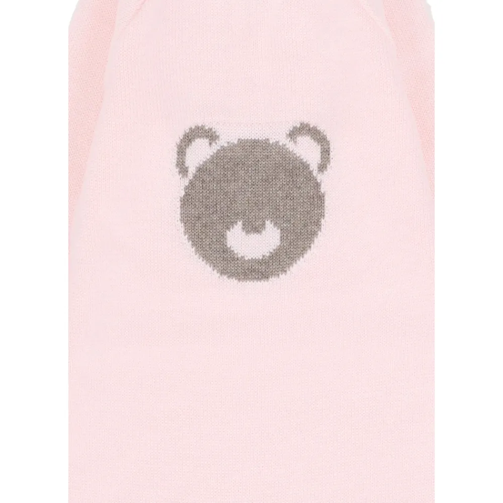 Wollstrampler mit Bärenverzierung>Little Bear Best