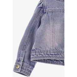 Rose Fleece Denim Jacket in Blue><noscript><img width=