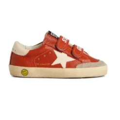 Rote alte Schulsneaker mit Sternenmotiv>Golden Goose Discount