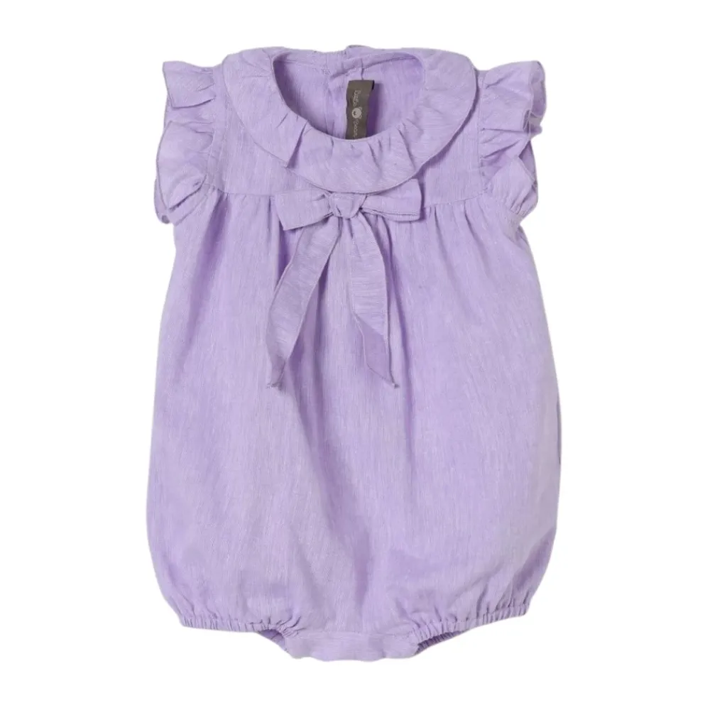 Rüschen-Strampler mit Schleifendetail>Little Bear Hot