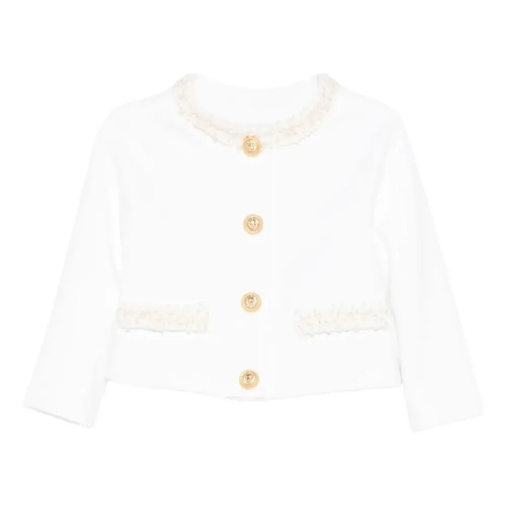 Rundhals-Jacke mit Knöpfen>Balmain Outlet