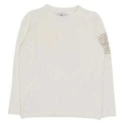 Rundhals-Pullover mit Kompass-Stickerei>Stone Island