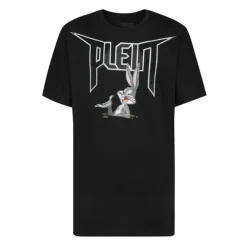 Rundhals-T-Shirt Strass Signature>Philipp Plein Clearance