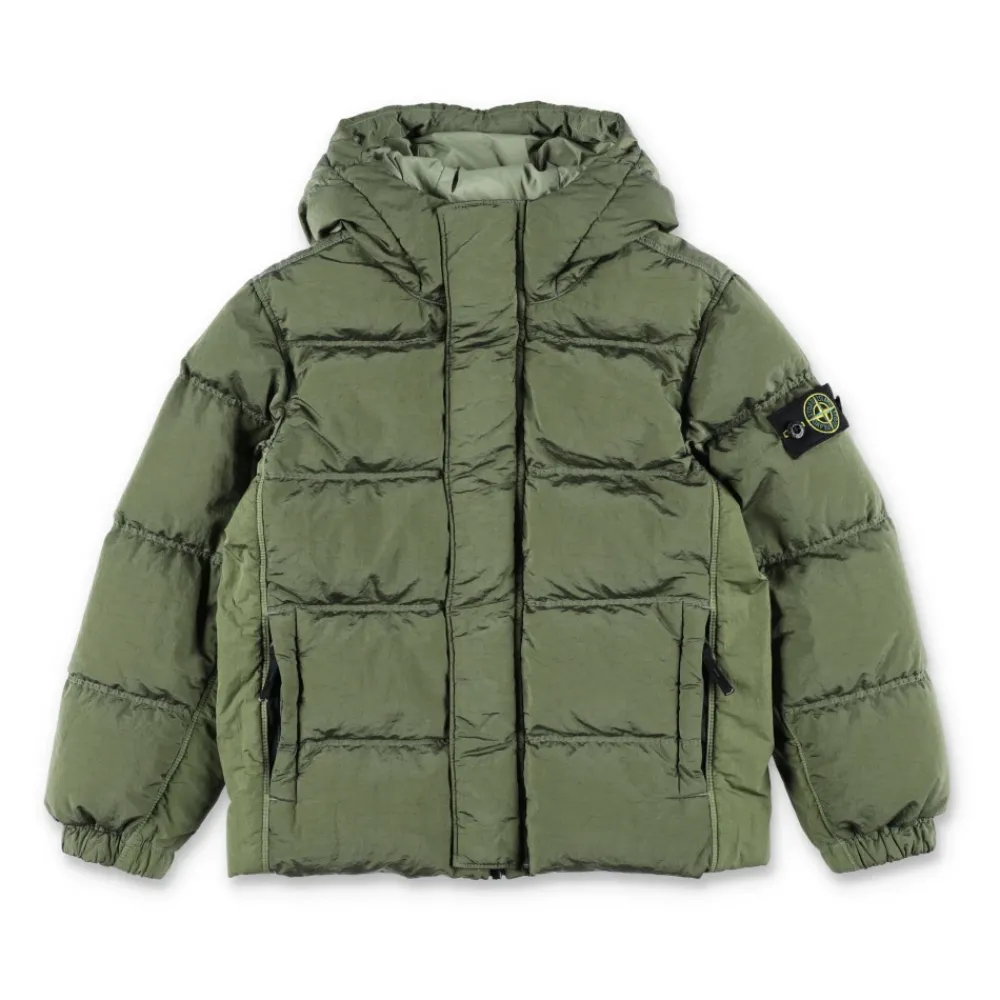 Sage Green Daunenjacke AW25>Stone Island Outlet