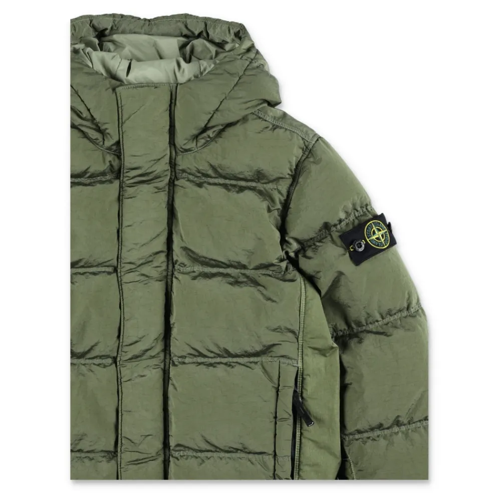 Sage Green Daunenjacke AW25>Stone Island Outlet