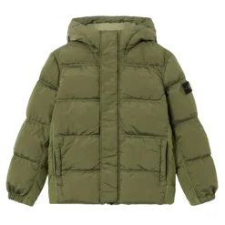 Sage Short Parka>Stone Island Clearance
