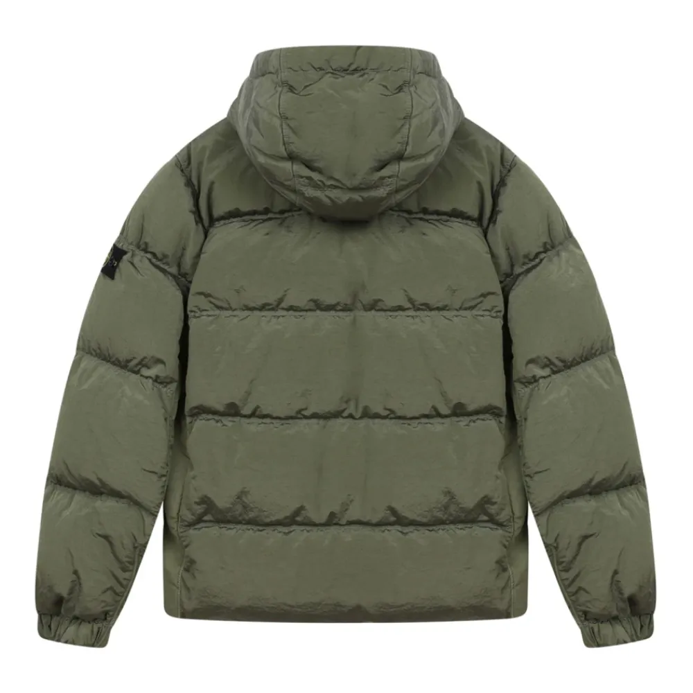 Sage Steppjacke mit Kapuze>Stone Island Outlet