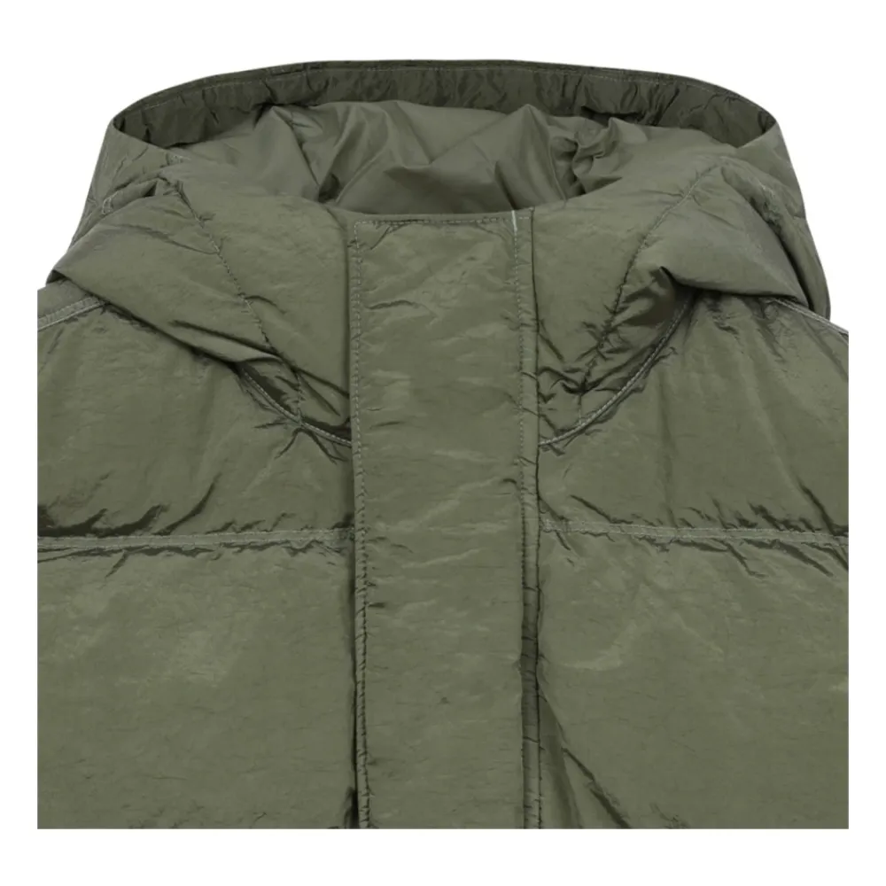 Sage Steppjacke mit Kapuze>Stone Island Outlet
