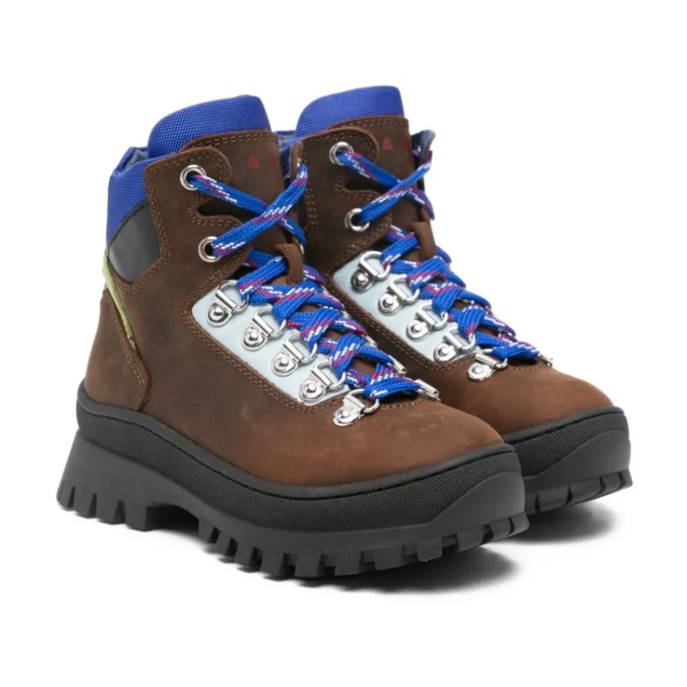 Schnürstiefel mit Profilsohle>Marni Outlet