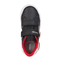 Schwarz Rote Kinder Sneakers><noscript><img width=