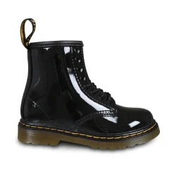 e Biker Boots aus Lackleder Lamper>Dr. Martens