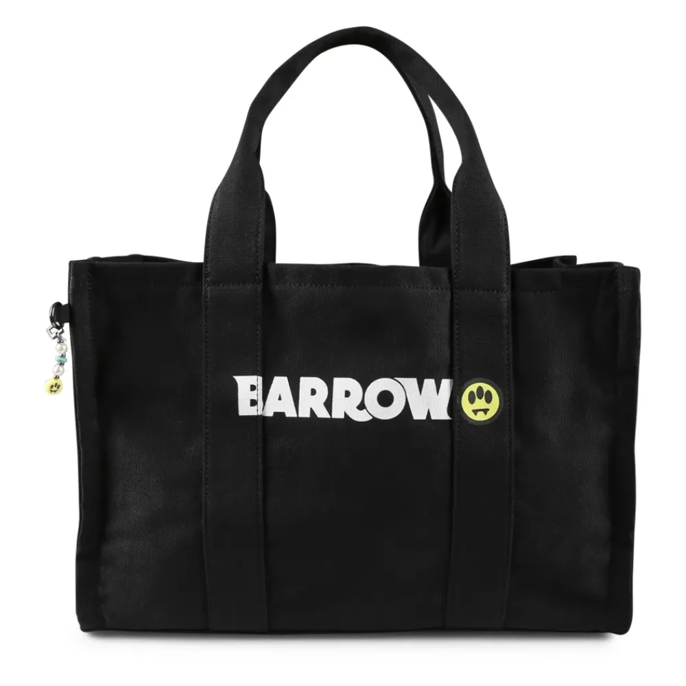 e Canvas-Strandtasche mit gelbem Lächeln>BARROW Clearance