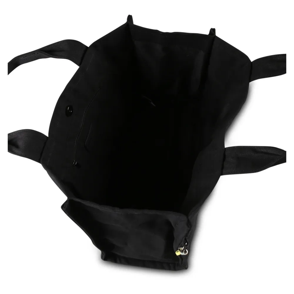 e Canvas-Strandtasche mit gelbem Lächeln>BARROW Clearance