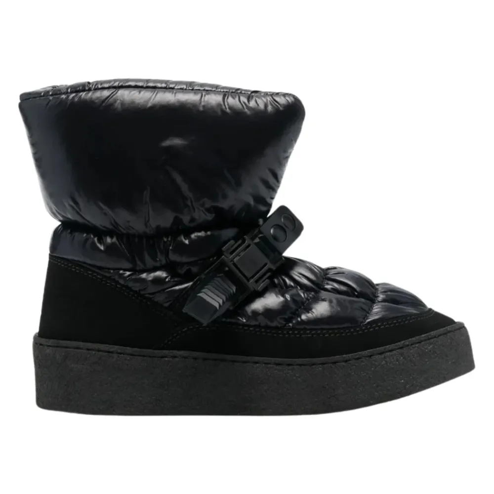 e gesteppte Nylonstiefel>Khrisjoy