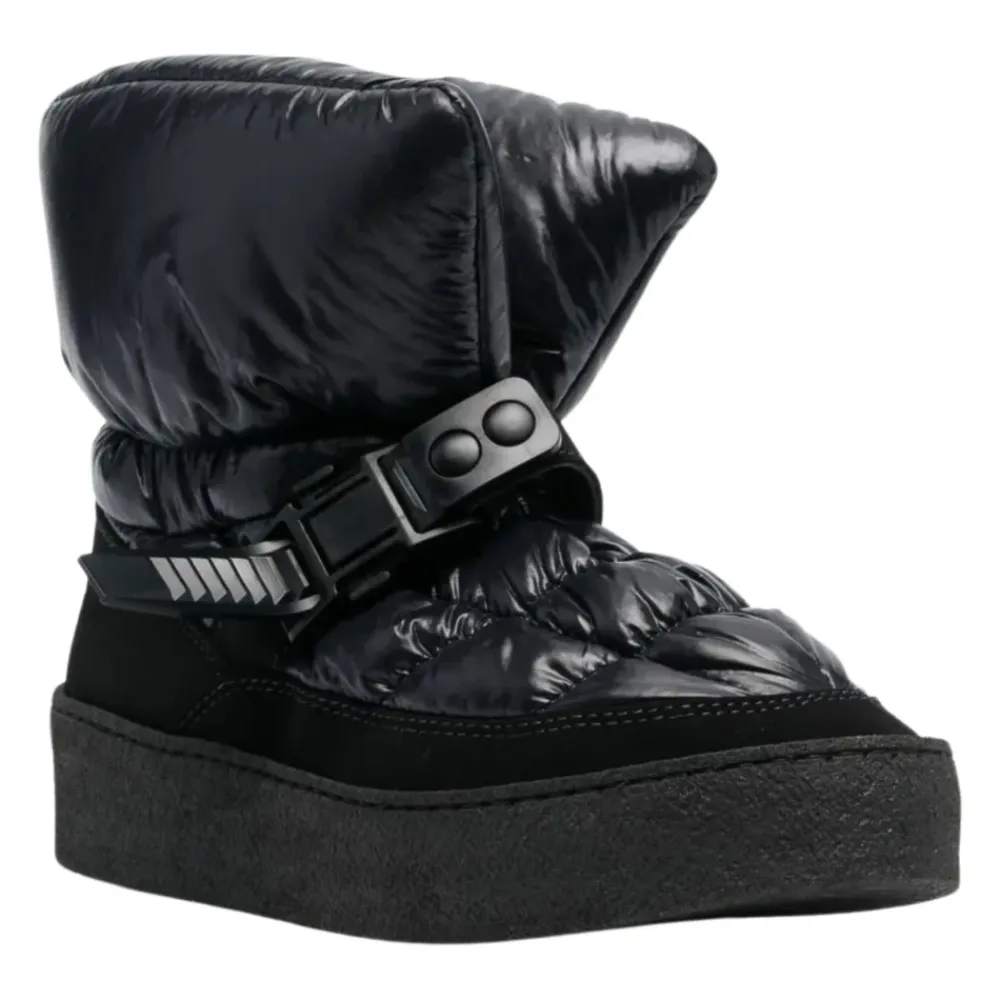 e gesteppte Nylonstiefel>Khrisjoy