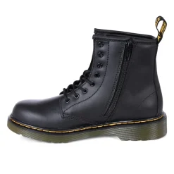e Leder Bikerstiefel mit Gelben Nähten><noscript><img width=