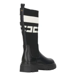 e Leder High Legging Stiefel><noscript><img width=