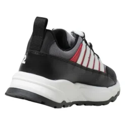 e Ledersneaker für Kinder mit weißen Streifen>Dsquared2 Best