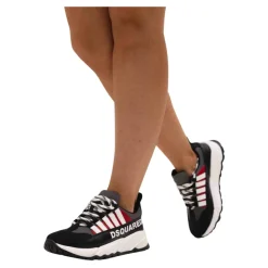 e Ledersneaker für Kinder mit weißen Streifen><noscript><img width=