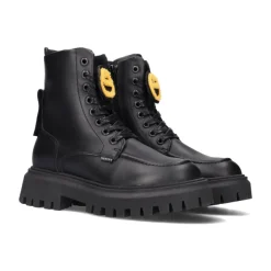 e Lederstiefel mit Smiley>Nubikk New