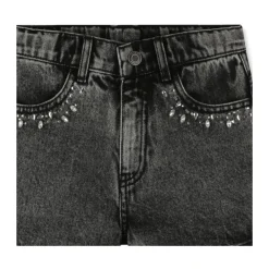 e Shorts mit Perlenverzierung><noscript><img width=