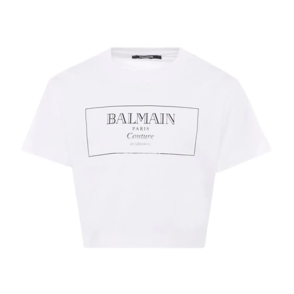 Schwarze T-Shirts und Polos>Balmain Sale