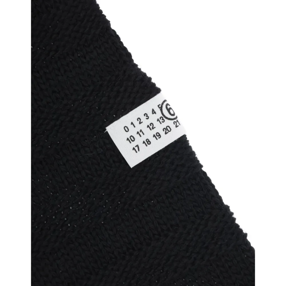 e V-Ausschnitt Wollmischung Strickjacke>MM6 Maison Margiela Discount