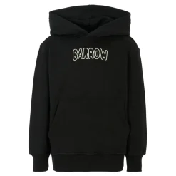 er Baumwollfleece Hoodie mit Smiley und Bärenmotiv>BARROW Discount