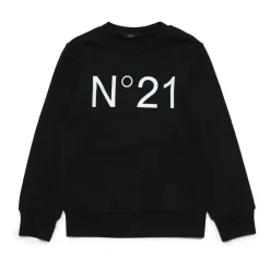 er Baumwoll-Logo-Print-Pullover>N21 Discount