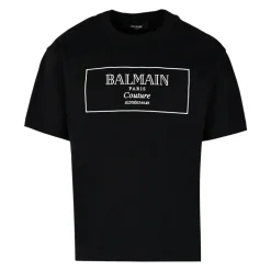 es T-Shirt mit kurzen Ärmeln aus Baumwolle>Balmain Sale